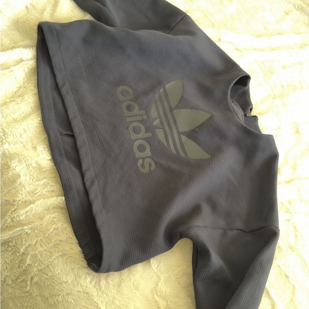 Adidas Charcoal Sweatshirt with Logo